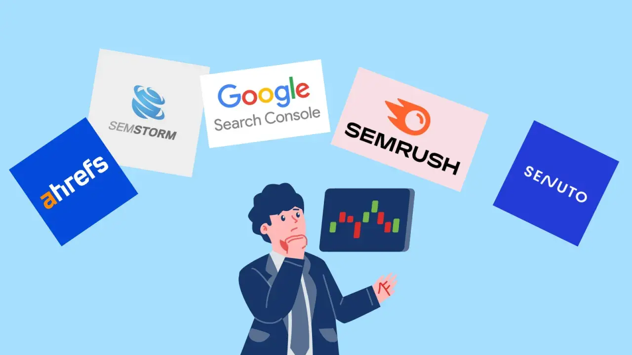 Zastanawiasz się nad wyborem najlepszych narzędzi SEO? Ahrefs, Semstorm, Google Search Console, Semrush i Senuto to popularne opcje.