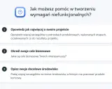 Jak tworzyć wymagania niefunkcjonalne? Opisz projekt, cele biznesowe i docelowe środowisko.