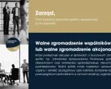 Struktura organów korporacyjnych: zarząd i walne zgromadzenie. Biznesmeni dyskutują, omawiając ład korporacyjny.