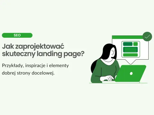 Ilustracja pokazuje, jak projektować skuteczne landing page. Znajdziesz tu przykłady i inspiracje.