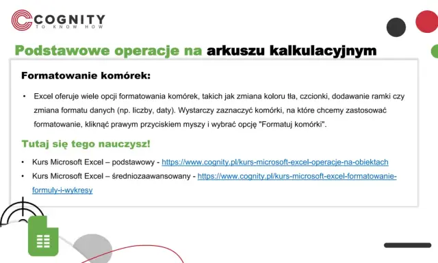 Excel triki: formatowanie komórek, czcionki, ramki. Naucz się podstaw i zaawansowanych opcji na kursach.